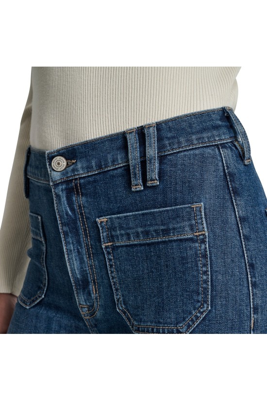 Γυναικείο τζιν παντελόνι relaxed flare - DKNY DJ6G4185