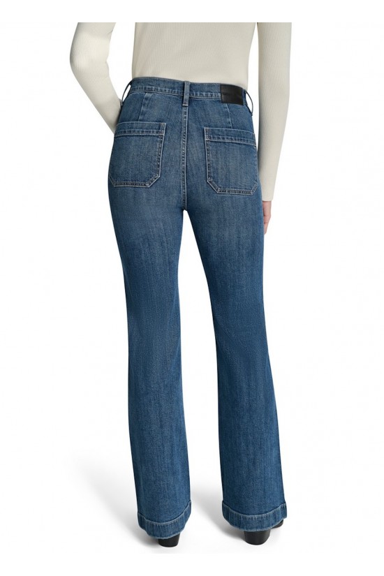 Γυναικείο τζιν παντελόνι relaxed flare - DKNY DJ6G4185