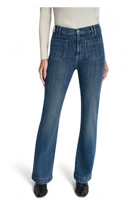 Γυναικείο τζιν παντελόνι relaxed flare - DKNY DJ6G4185