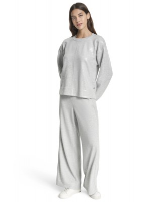 Γυναικείο γκρι φούτερ με παγιέτα - DKNY DJ6T1655