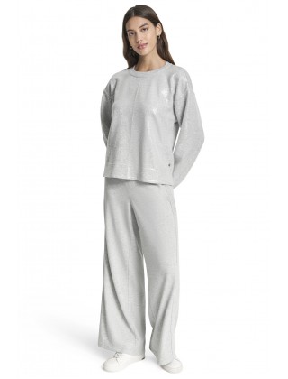 Γυναικείο γκρι φούτερ με παγιέτα - DKNY DJ6T1655