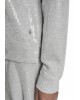 Γυναικείο γκρι φούτερ με παγιέτα - DKNY DJ6T1655