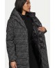Γυναικείο μακρύ ψαροκόκαλο puffer μπουφάν - DKNY DLEMPV01