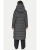 Γυναικείο μακρύ ψαροκόκαλο puffer μπουφάν - DKNY DLEMPV01