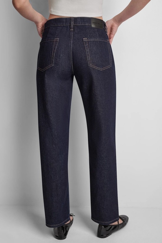 Γυναικείο σκούρο τζιν παντελόνι - DKNY DJ6G4249 O09