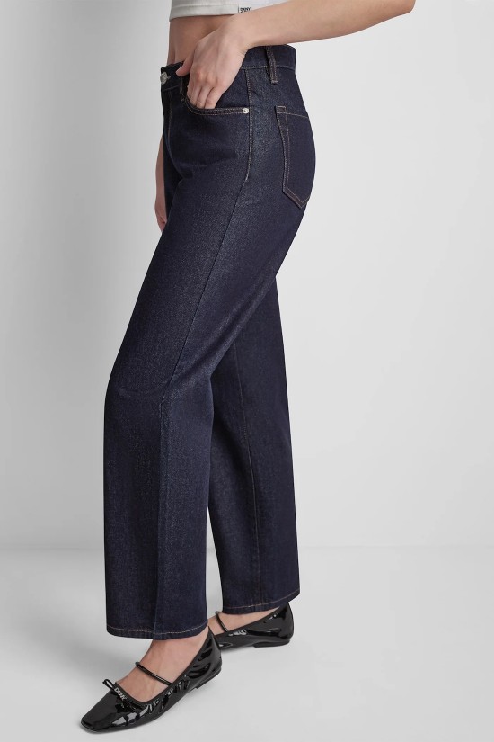 Γυναικείο σκούρο τζιν παντελόνι - DKNY DJ6G4249 O09