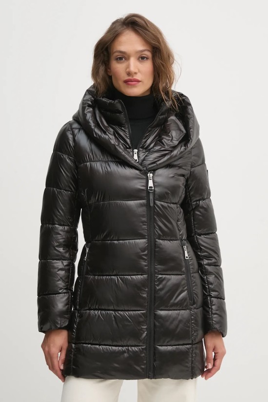 Γυναικείο μαύρο puffer μπουφάν - DKNY DLEMPU99 Γυναικείο μαύρο puffer μπουφάν - DKNY DLEMPU99