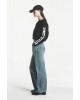 Γυναικείο μαύρο cropped top με ρίγα - DKNY DP6T1869 Γυναικείο μαύρο cropped top με ρίγα - DKNY DP6T1869