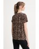 Γυναικεία λεοπάρ κοντομάνικη μπλούζα - DKNY DP6Τ1756 Γυναικεία λεοπάρ κοντομάνικη μπλούζα - DKNY DP6Τ1756