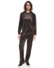 Γυναικείο βελουτέ φούτερ animal print - DKNY DP6T1909 Γυναικείο βελουτέ φούτερ animal print - DKNY DP6T1909