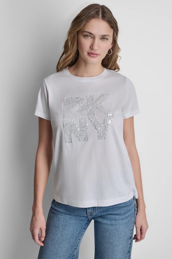 Γυναικεία κοντομάνικη μπλούζα - DKNY DJ6T1798
