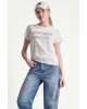 Γυναικεία λευκή κοντομάνικη μπλούζα - DKNY DJ6T1801 Γυναικεία λευκή κοντομάνικη μπλούζα - DKNY DJ6T1801