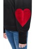 Γυναικείο μαύρο oversized φούτερ - DKNY Big Apple DJ6T1862