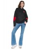 Γυναικείο μαύρο oversized φούτερ - DKNY Big Apple DJ6T1862