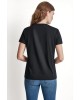 Γυναικεία μαύρη κοντομάνικη μπλούζα - DKNY DJ6T1792 Γυναικεία μαύρη κοντομάνικη μπλούζα - DKNY DJ6T1792