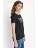 Γυναικεία μαύρη κοντομάνικη μπλούζα - DKNY DJ6T1792 Γυναικεία μαύρη κοντομάνικη μπλούζα - DKNY DJ6T1792