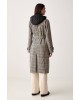 Γυναικεία μπεζ καρό καμπαρντίνα - DKNY DLEMPX66 Γυναικεία μπεζ καρό καμπαρντίνα - DKNY DLEMPX66