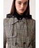 Γυναικεία μπεζ καρό καμπαρντίνα - DKNY DLEMPX66 Γυναικεία μπεζ καρό καμπαρντίνα - DKNY DLEMPX66
