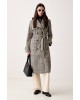 Γυναικεία μπεζ καρό καμπαρντίνα - DKNY DLEMPX66 Γυναικεία μπεζ καρό καμπαρντίνα - DKNY DLEMPX66