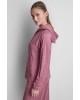 Γυναικεία ροζ ζακέτα με κουκούλα - DKNY DP6J9767