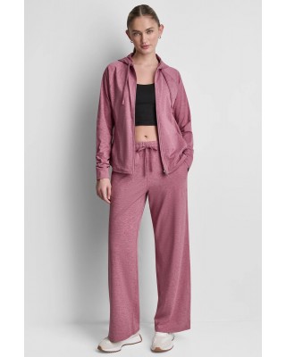 Γυναικεία ροζ ζακέτα με κουκούλα - DKNY DP6J9767