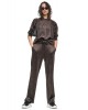 Γυναικείο βελουτέ πανταλόνι φόρμας animal print - DKNY DP6P3985 Γυναικείο βελουτέ πανταλόνι φόρμας animal print - DKNY DP6P3985