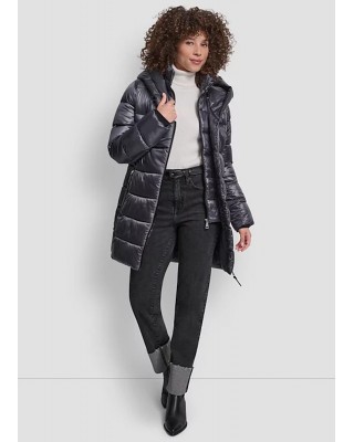 Γυναικείο γκρι puffer μπουφάν - DKNY DLEMPU99 iq6 Γυναικείο γκρι puffer μπουφάν - DKNY DLEMPU99 iq6