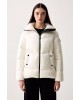 Γυναικείο εκρού καπιτονέ μπουφάν - DKNY DP6J9623 Γυναικείο εκρού καπιτονέ μπουφάν - DKNY DP6J9623