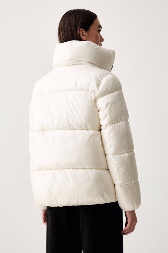 Γυναικείο εκρού καπιτονέ μπουφάν - DKNY DP6J9623 Γυναικείο εκρού καπιτονέ μπουφάν - DKNY DP6J9623