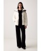 Γυναικείο εκρού καπιτονέ μπουφάν - DKNY DP6J9623 Γυναικείο εκρού καπιτονέ μπουφάν - DKNY DP6J9623