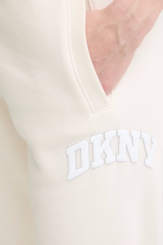 Γυναικείο εκρού παντελόνι φόρμας - DKNY DP6P3896