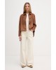 Γυναικείο καφέ σουέτ τζάκετ με κρόσσια - DKNY DJ6J6238 Γυναικείο καφέ σουέτ τζάκετ με κρόσσια - DKNY DJ6J6238