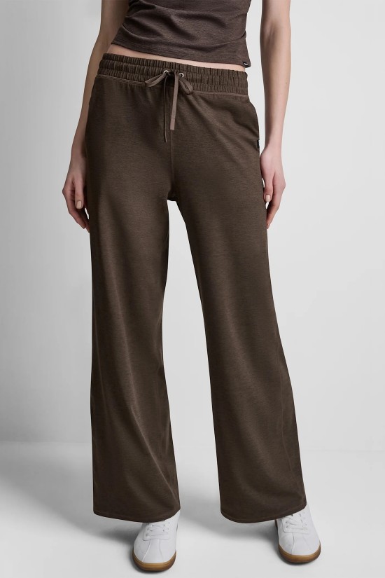 Γυναικείο καφέ παντελόνι φόρμας - DKNY DP6P3692