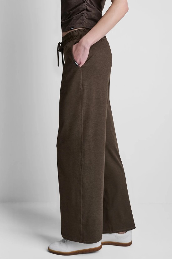Γυναικείο καφέ παντελόνι φόρμας - DKNY DP6P3692