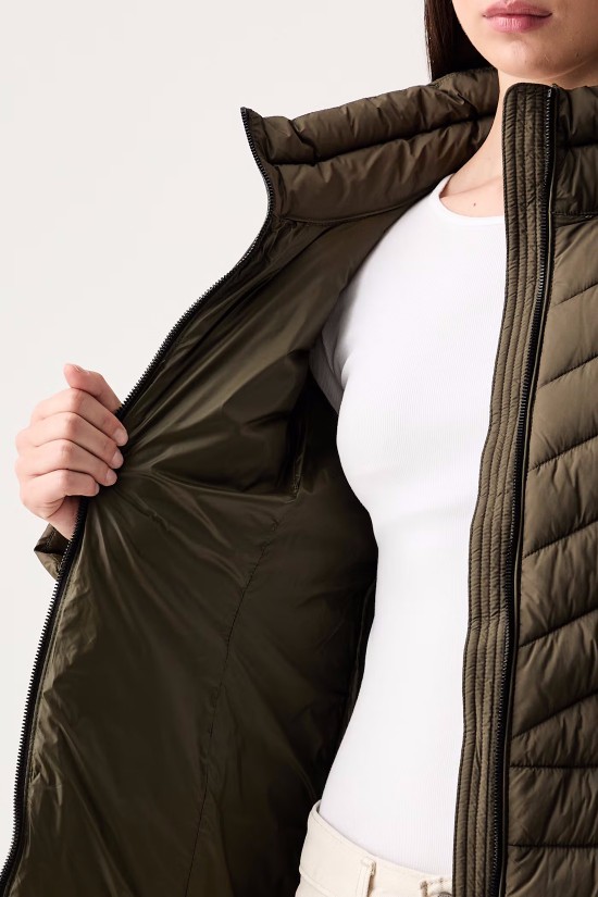 Γυναικείο λαδί καπιτονέ μπουφάν - DKNY DLEMPY44 Γυναικείο λαδί καπιτονέ μπουφάν - DKNY DLEMPY44
