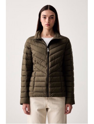 Γυναικείο λαδί καπιτονέ μπουφάν - DKNY DLEMPY44