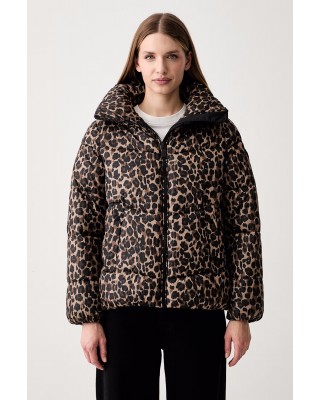 Γυναικείο λεοπάρ μπουφάν - DKNY DP6J9673 Γυναικείο λεοπάρ μπουφάν - DKNY DP6J9673