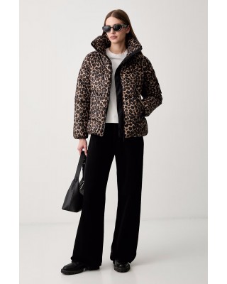 Γυναικείο λεοπάρ μπουφάν - DKNY DP6J9673