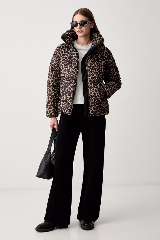 Γυναικείο λεοπάρ μπουφάν - DKNY DP6J9673 Γυναικείο λεοπάρ μπουφάν - DKNY DP6J9673