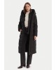 Γυναικείο μακρύ μαύρο puffer μπουφάν - DKNY Black DLEMPV01 Γυναικείο μακρύ μαύρο puffer μπουφάν - DKNY Black DLEMPV01