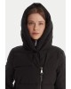 Γυναικείο μακρύ μαύρο puffer μπουφάν - DKNY Black DLEMPV01 Γυναικείο μακρύ μαύρο puffer μπουφάν - DKNY Black DLEMPV01