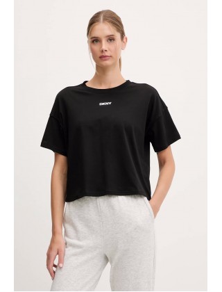 Γυναικείο μαύρο cropped top - DKNY DP6T1662