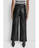Γυναικείο μαύρο cropped δερμάτινο παντελόνι - DKNY DJ6P3117