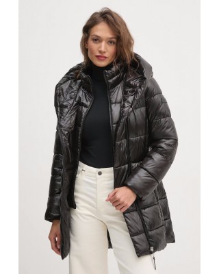 Γυναικείο μαύρο puffer μπουφάν - DKNY DLEMPU99 Γυναικείο μαύρο puffer μπουφάν - DKNY DLEMPU99