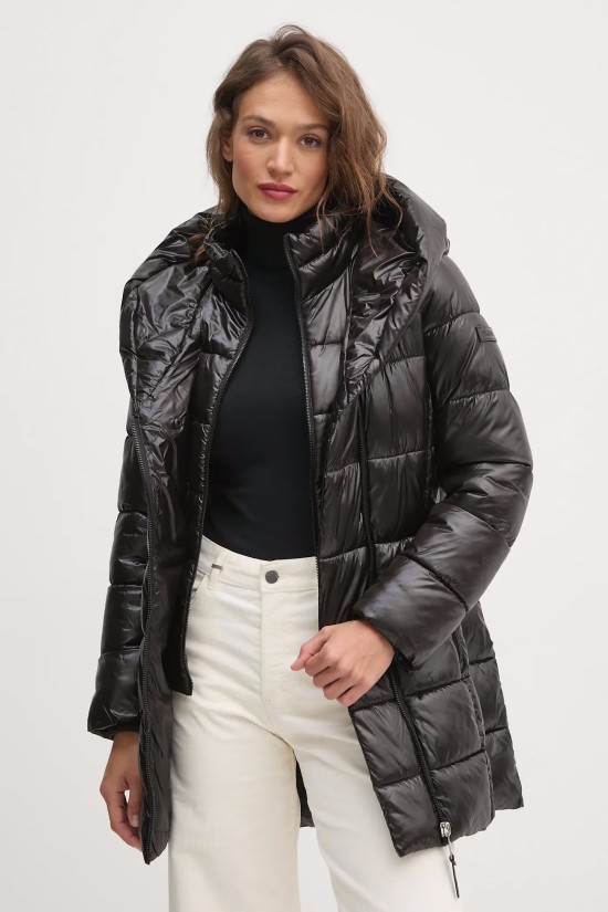 Γυναικείο μαύρο puffer μπουφάν - DKNY DLEMPU99 Γυναικείο μαύρο puffer μπουφάν - DKNY DLEMPU99