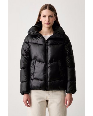 Γυναικείο μαύρο καπιτονέ μπουφάν - DKNY DP6J9623