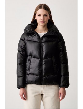 Γυναικείο μαύρο καπιτονέ μπουφάν - DKNY DP6J9623