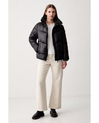 Γυναικείο μαύρο καπιτονέ μπουφάν - DKNY DP6J9623