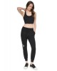 Γυναικείο μαύρο jogger παντελόνι - DKNY Graffiti logo DP6P3959