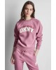 Γυναικείο ροζ φούτερ με λογότυπο - DKNY DP6T1755 Γυναικείο ροζ φούτερ με λογότυπο - DKNY DP6T1755